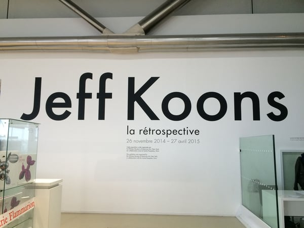 Jeff Koons at Centre Georges Pompidou, Paris, France