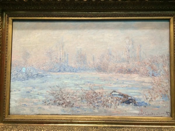 Claude Monet's Le Givre, Musée d'Orsay, Paris, France