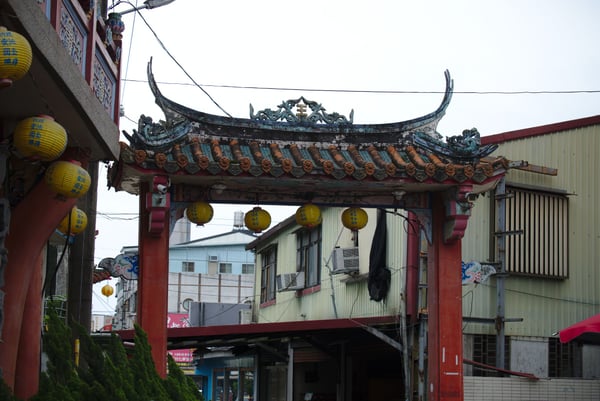Temple details, Hualien, Taiwan