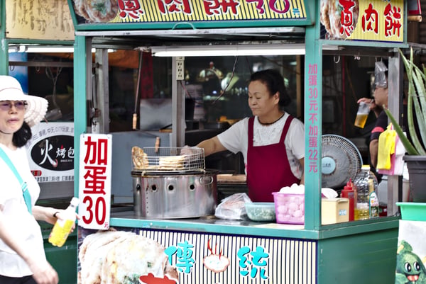 Fried dough on Cijin Island, Taiwan
