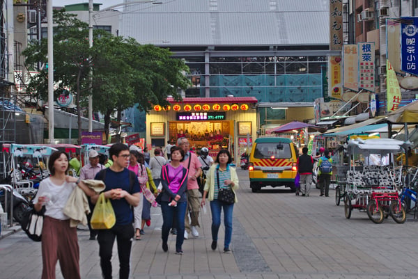 Street views on Cijin Island, Taiwan