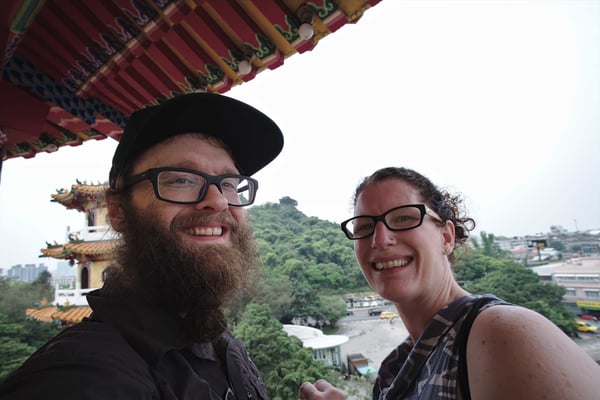 Dragon Tiger Pagoda on Lotus Pond in Kaohsiung, Taiwan
