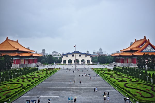 Chiang Kai-shek memorial square, Taipei, Taiwan