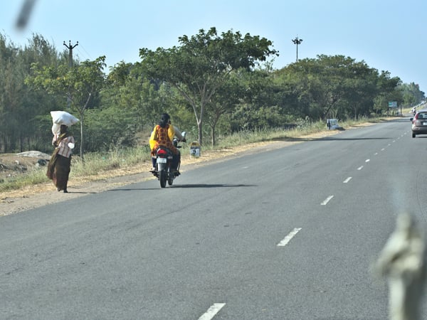 Somewhere on the road in Tamil Nadu, India
