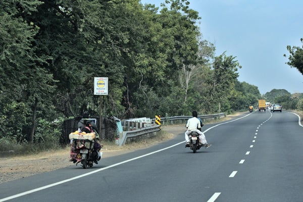 Somewhere on the road in Tamil Nadu, India