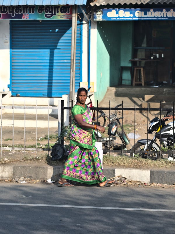 Somewhere on the road in Tamil Nadu, India