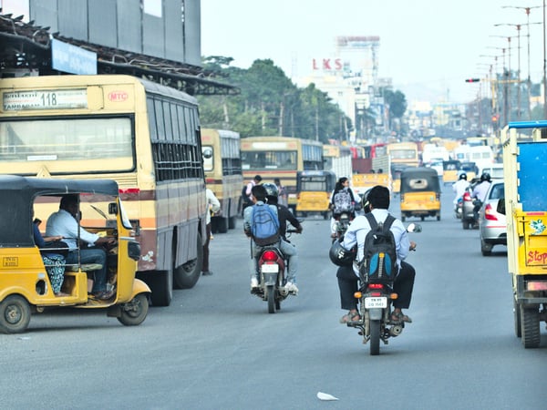 Somewhere on the road in Tamil Nadu, India
