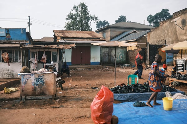Food stalls and items for sale, EUganda