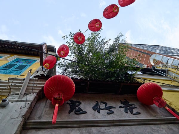 Jalan Petaling Street Market, lanterns, Kuala Lumpur, Malaysia