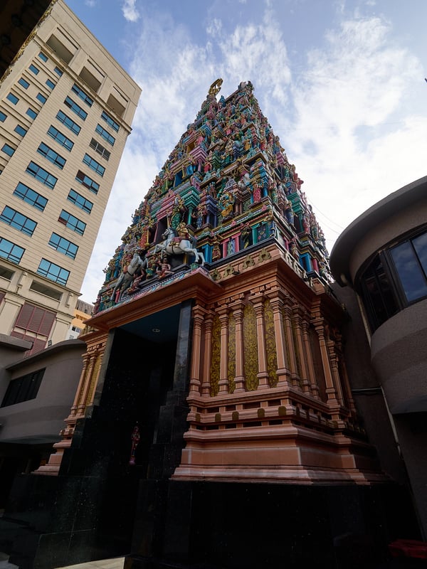 Sri Maha Mariamman hindu temple, Kuala Lumpur, Malaysia