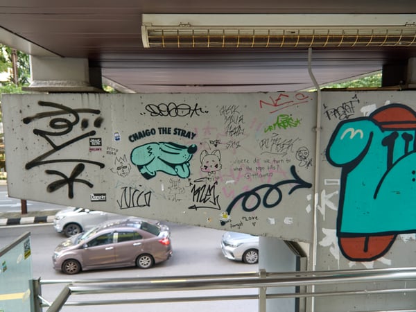 City street art, Kuala Lumpur, Malaysia