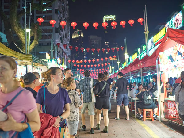 Night market, Kuala Lumpur, Malaysia