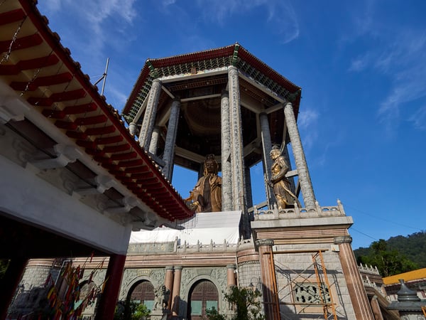 Heng or Ha, Dharma protector of Kuan Yin and Kuan Yin, Kek Lok Si Temple, Penang, Malaysia