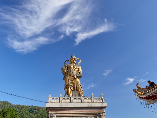 Heng or Ha, Dharma protector of Kuan Yin, Kek Lok Si Temple, Penang, Malaysia