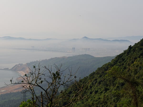 Somewhere near Hue, Vietnam, on our way to the citadel