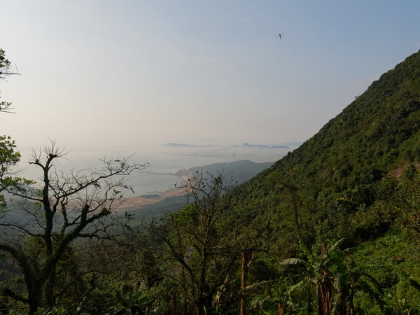 Somewhere near Hue, Vietnam, on our way to the citadel