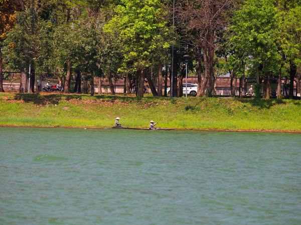 Dragon boat tour along the Perfume river, Hue, Vietnam