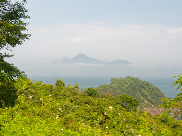 Views on hills in the distance, Da Nang, Vietnam