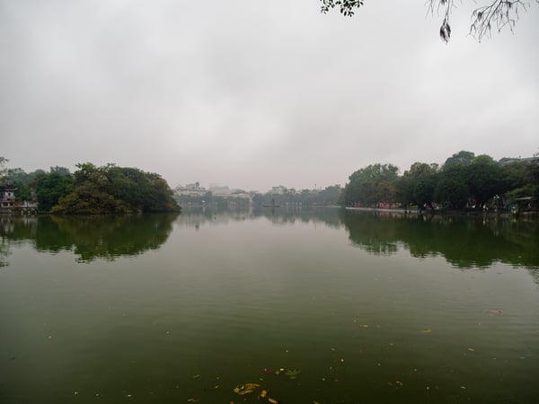 Views around Hoàn Kiếm Lake, Ha Noi, Vietnam