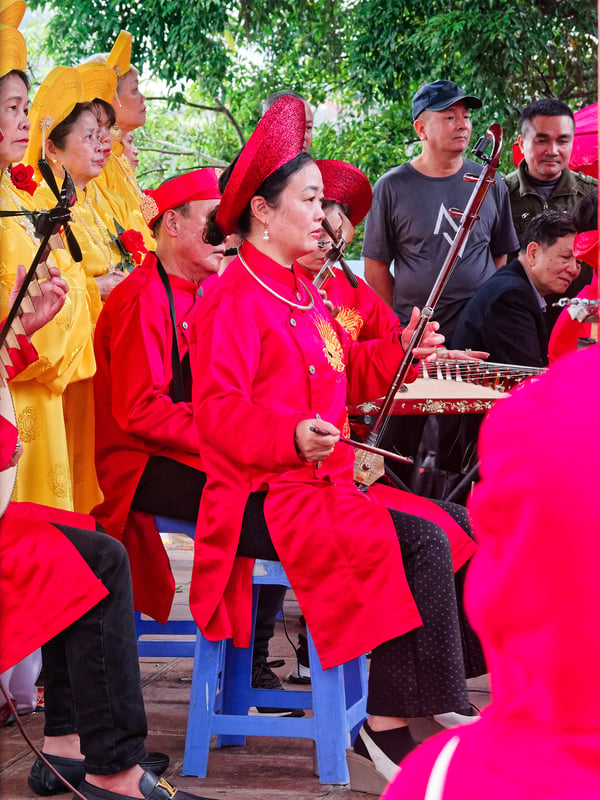 Tết celebration at the pagoda on Hoàn Kiếm Lake, Ha Noi, Vietnam