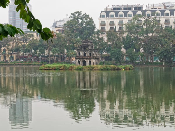Views around Hoàn Kiếm Lake, Ha Noi, Vietnam