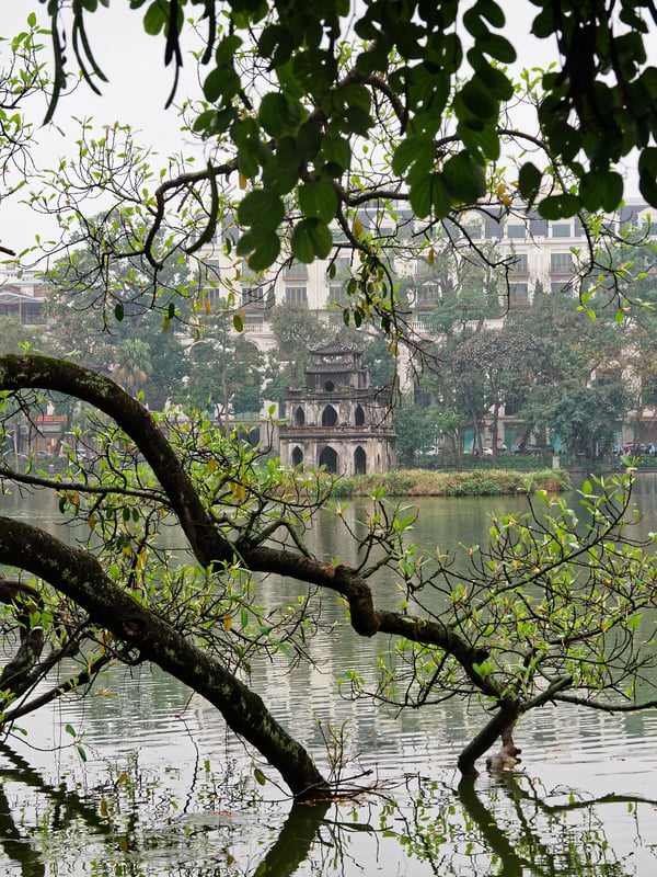 Views around Hoàn Kiếm Lake, Ha Noi, Vietnam