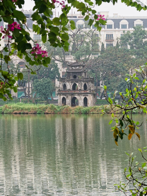 Views around Hoàn Kiếm Lake, Ha Noi, Vietnam