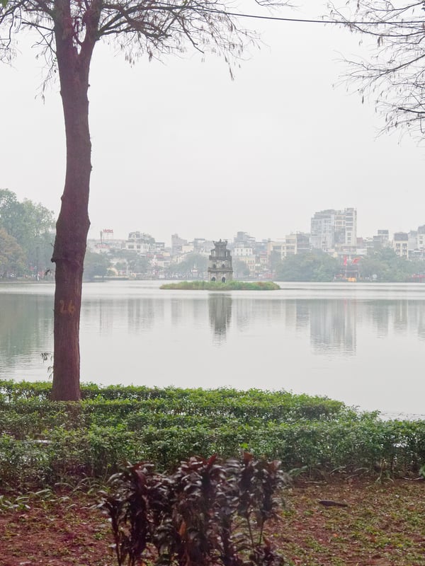 Views around Hoàn Kiếm Lake, Ha Noi, Vietnam