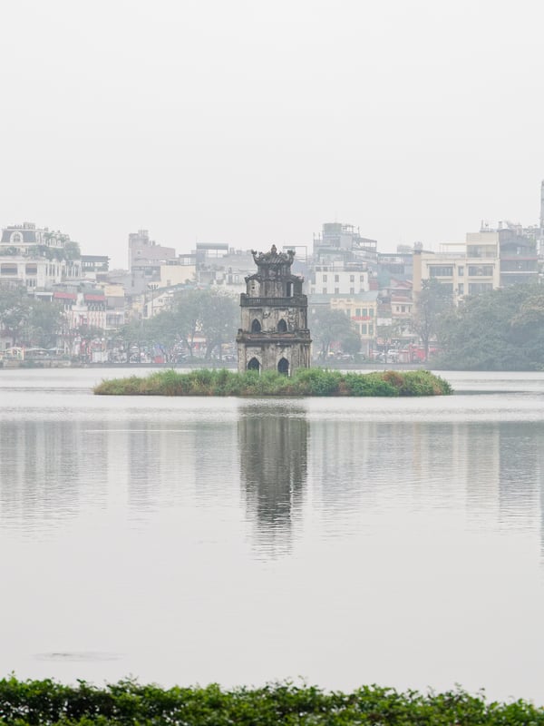 Views around Hoàn Kiếm Lake, Ha Noi, Vietnam