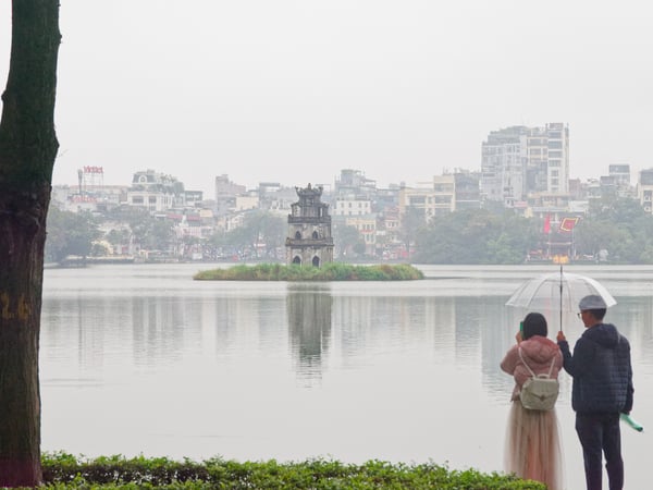Views around Hoàn Kiếm Lake, Ha Noi, Vietnam