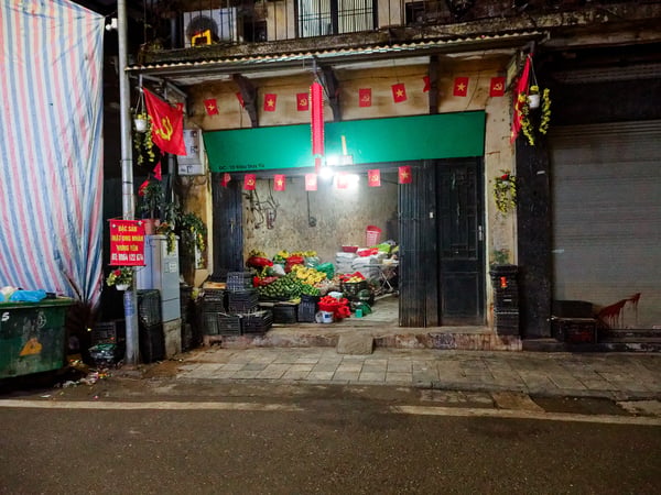 Interior of Hidden Alley Coffee Ha Noi, Vietnam