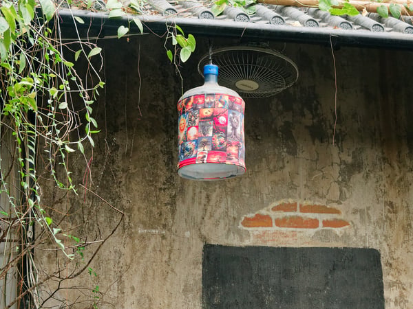Interior of Hidden Alley Coffee Ha Noi, Vietnam
