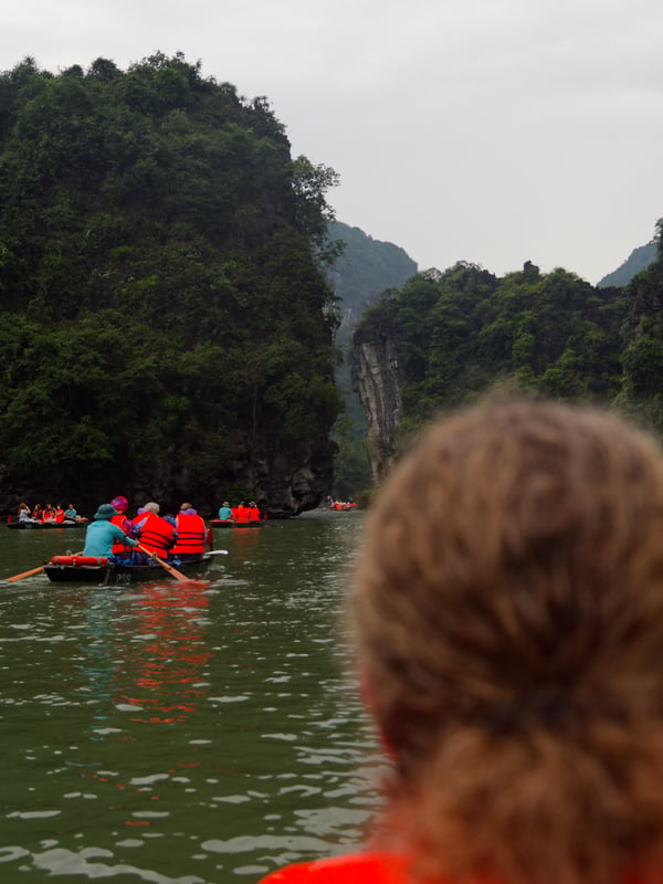 Tràng An, cliff/cave views from the boat, Ha Noi, Vietnam
