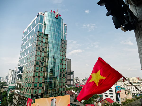 View from our hotel window, Ho Chi Min City, Vietnam