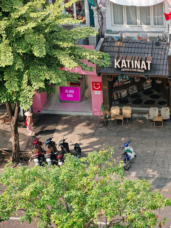 Views from the cafe apartments, Ho Chi Min City, Vietnam
