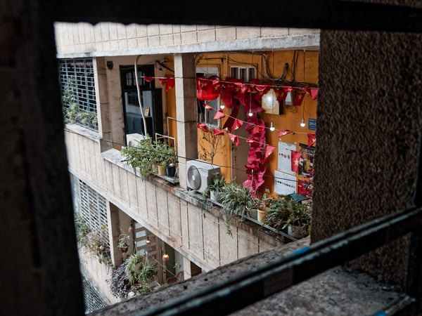 Views from the cafe apartments, Ho Chi Min City, Vietnam