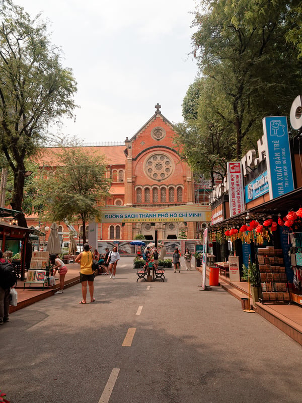 Book street, Ho Chi Min City, Vietnam
