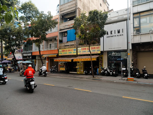 We ate Cơm Gà (chicken & rice) here, it was delicious, Ho Chi Min City, Vietnam