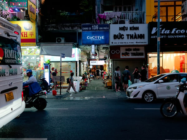 Alley way shops, Ho Chi Min City, Vietnam
