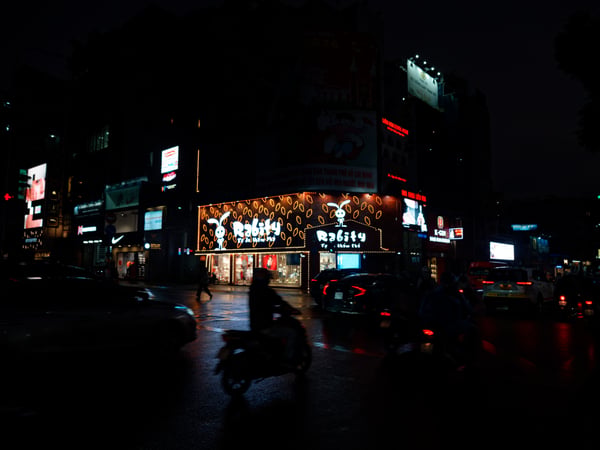 Rabity, night views, Ho Chi Min City, Vietnam