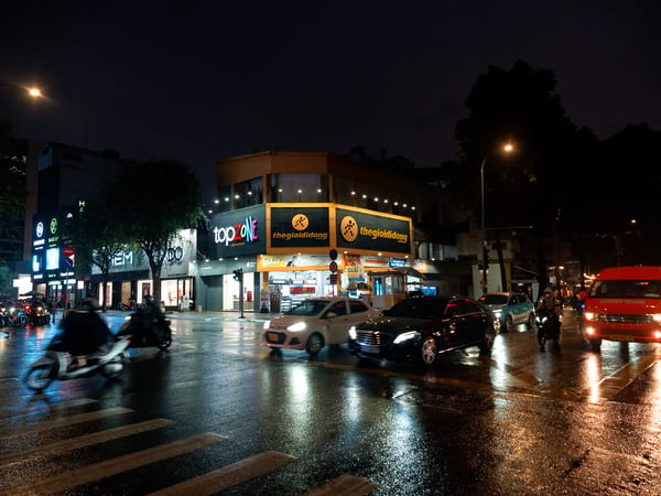 Night views, Ho Chi Min City, Vietnam