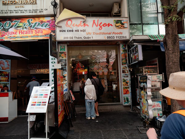 Quan Ngon - Hanoi bun cha, Ho Chi Min City, Vietnam