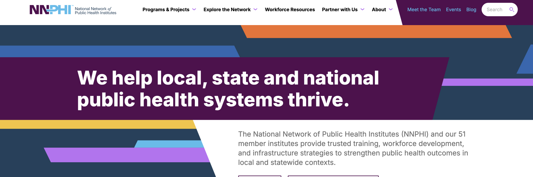 NNPHI website screenshot